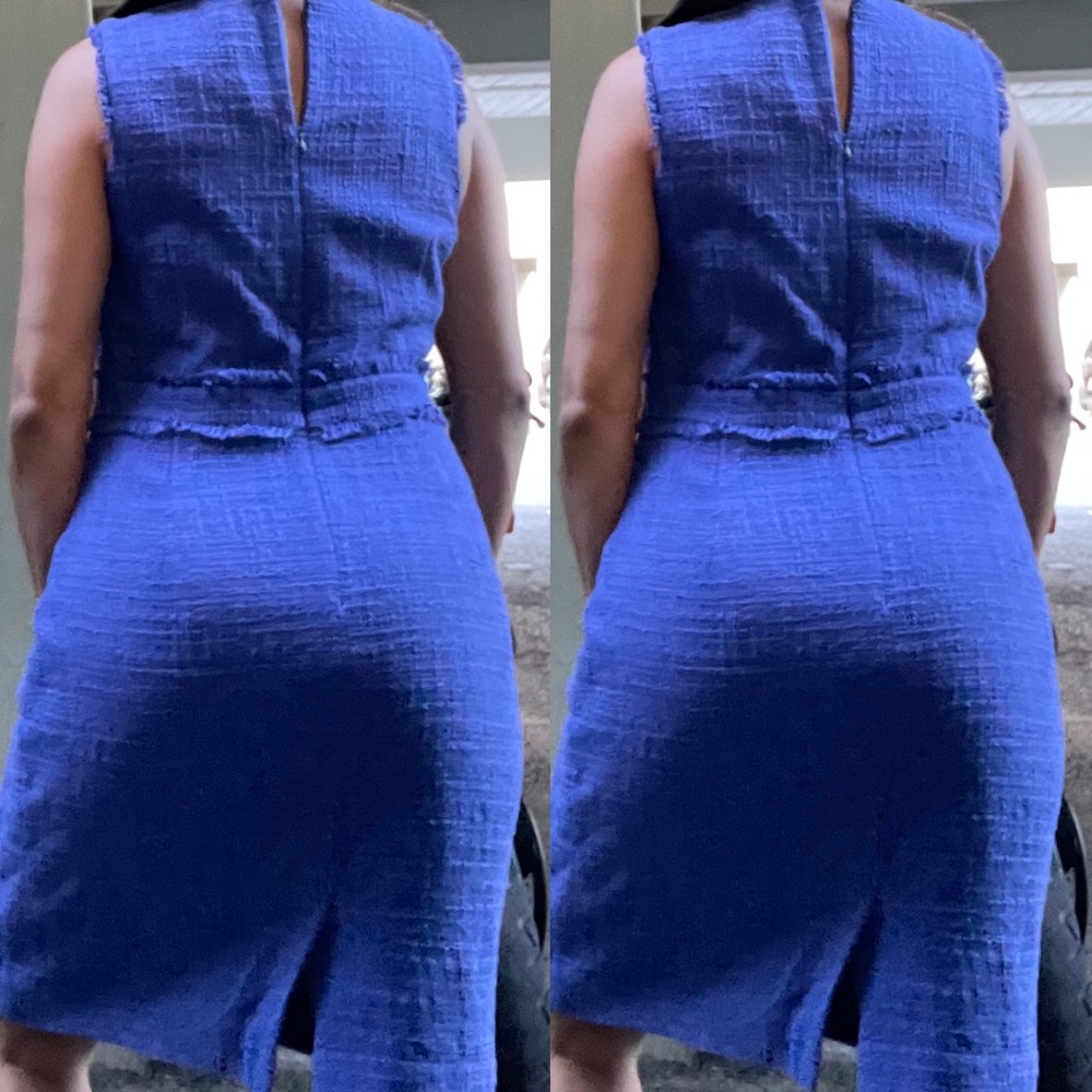 J C Blue dress size 8.